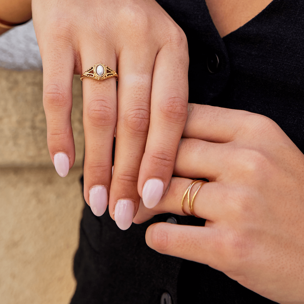 Triple Band Gold Ring