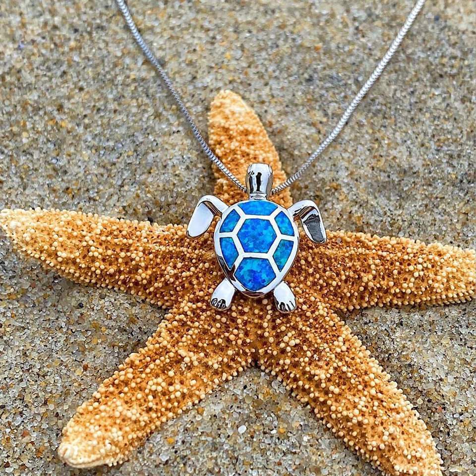 Turtle Pendant Jewellery Set