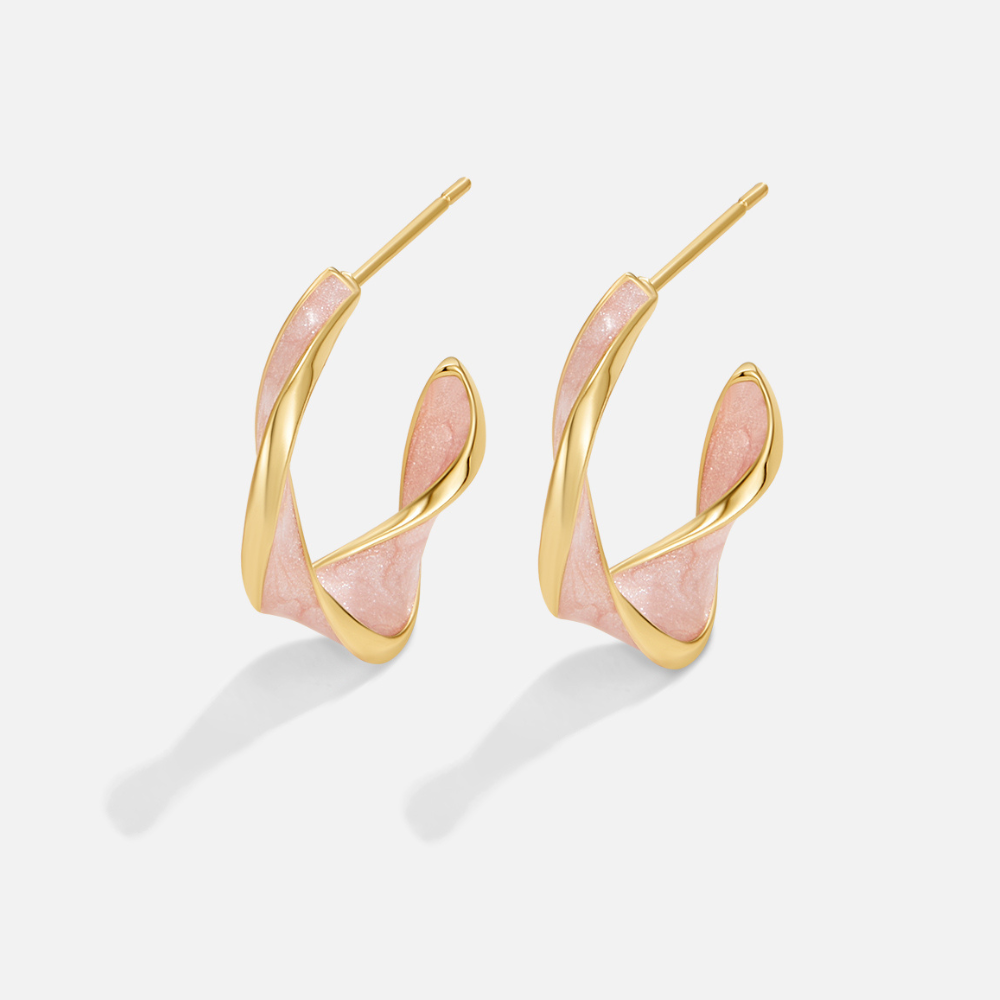 Twist Hoop Earrings