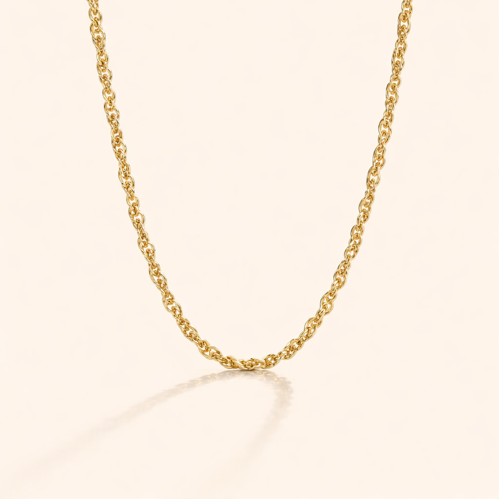 Twisted Chain Link Necklace
