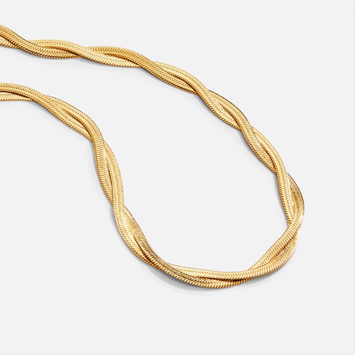 Twisted Rope Chain Necklace