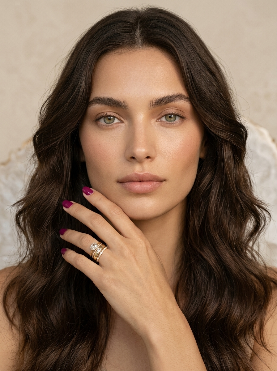 Vintage Gold-Toned Ring Set – Livia