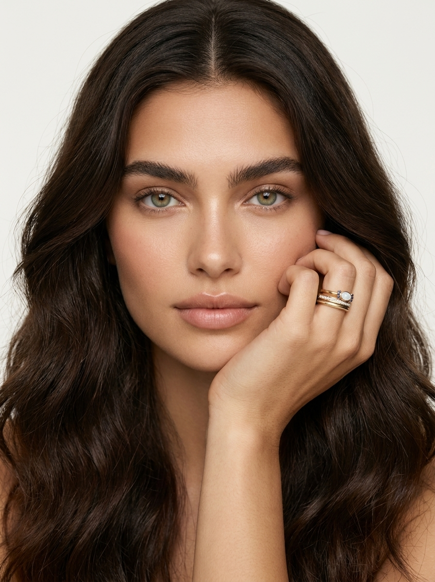 Vintage Opal Ring Set - Seraphina