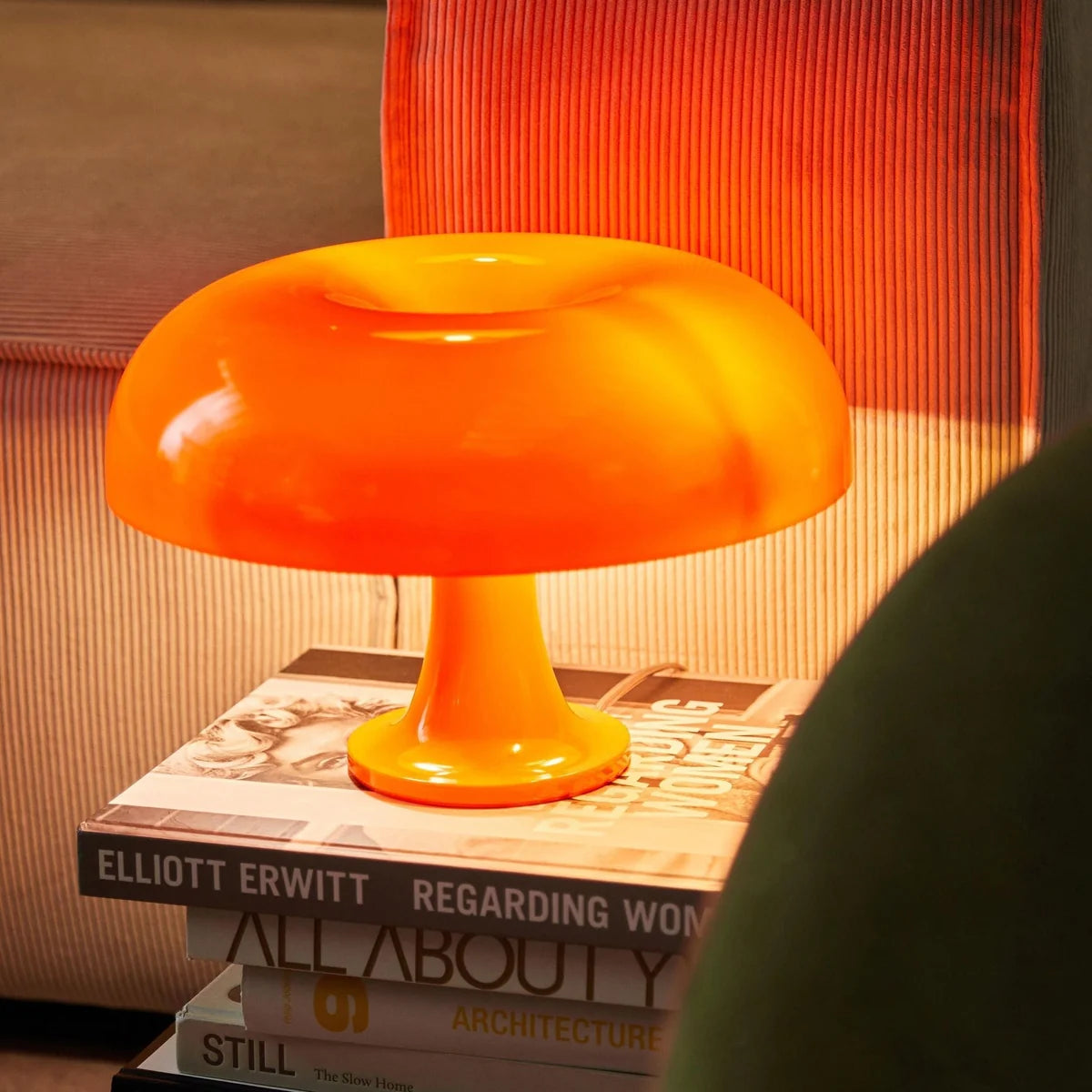 MushGlow – Retro Dimmable LED Mushroom Table Lamp – Warm White Bedside Light
