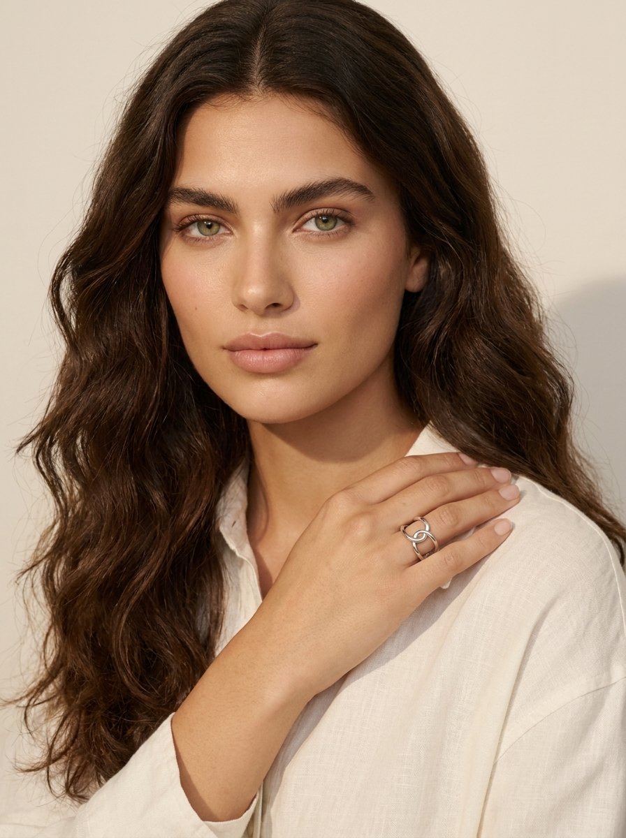 Abstract Open Wrap Ring