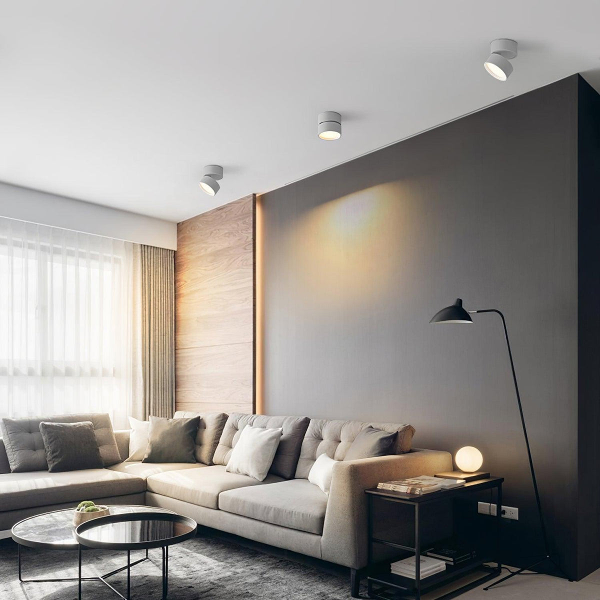 Adjustable LED Ceiling Spotlight – Modern Scandinavian Design
