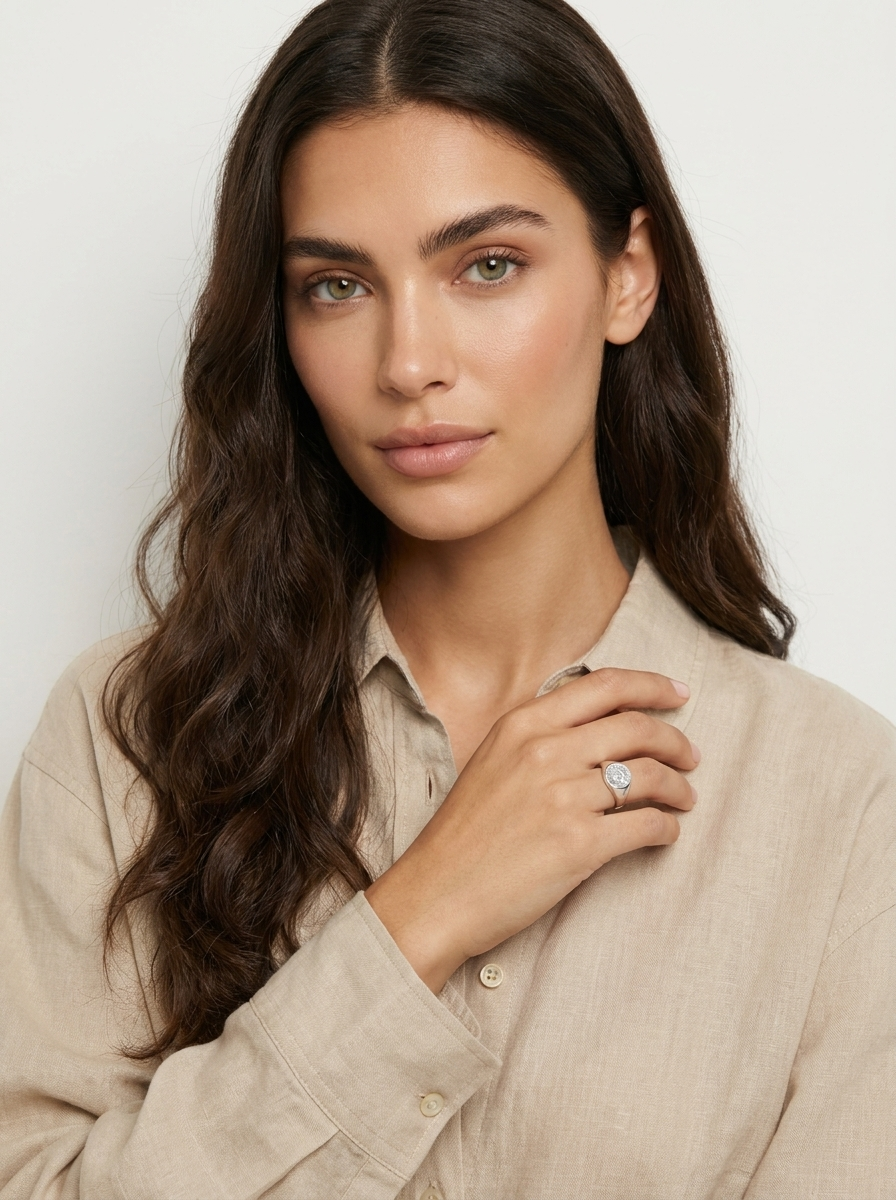 Celestial Sun Signet Ring