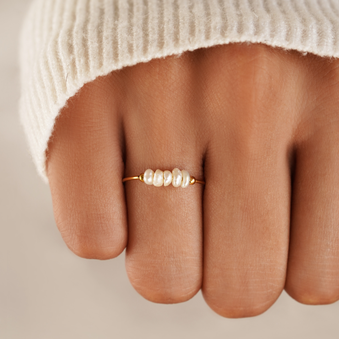 Classic Pearl Beaded Ring