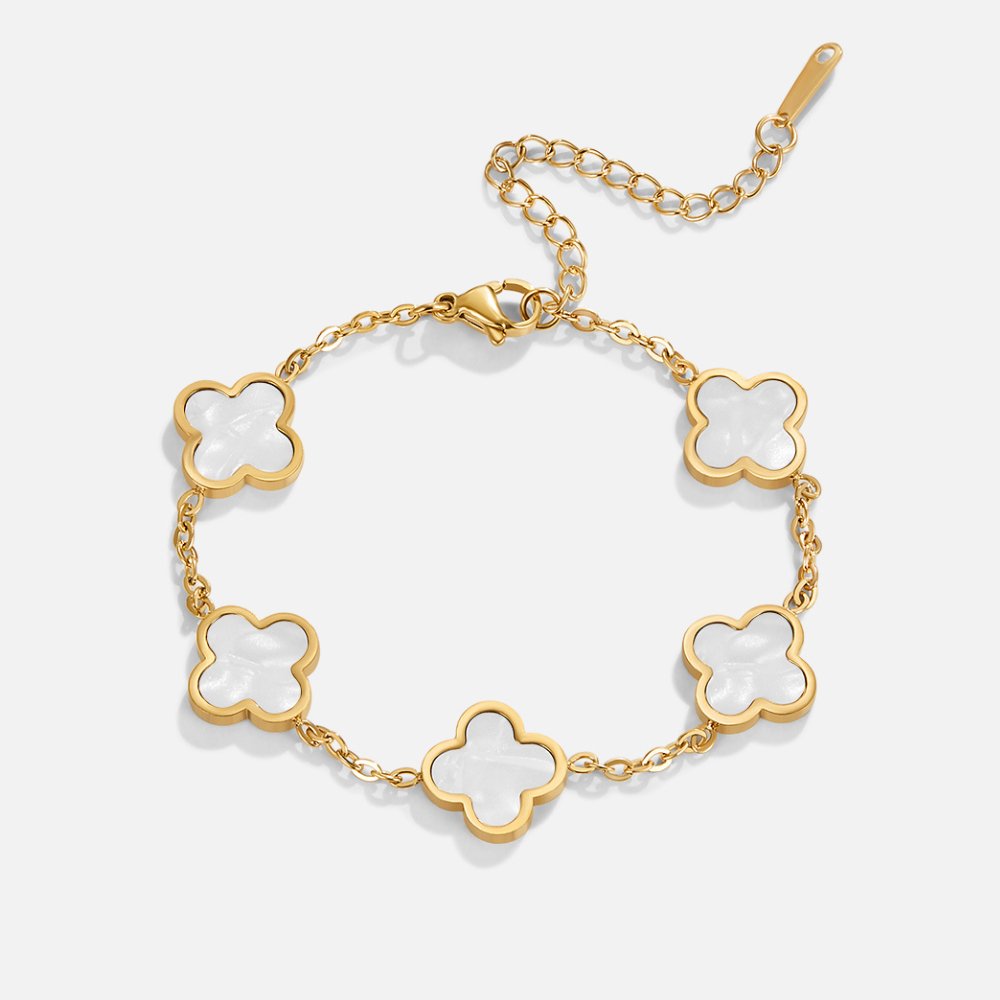Clover Chain Bracelet Gold