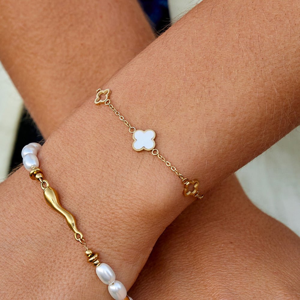 Clover Chain Link Bracelet