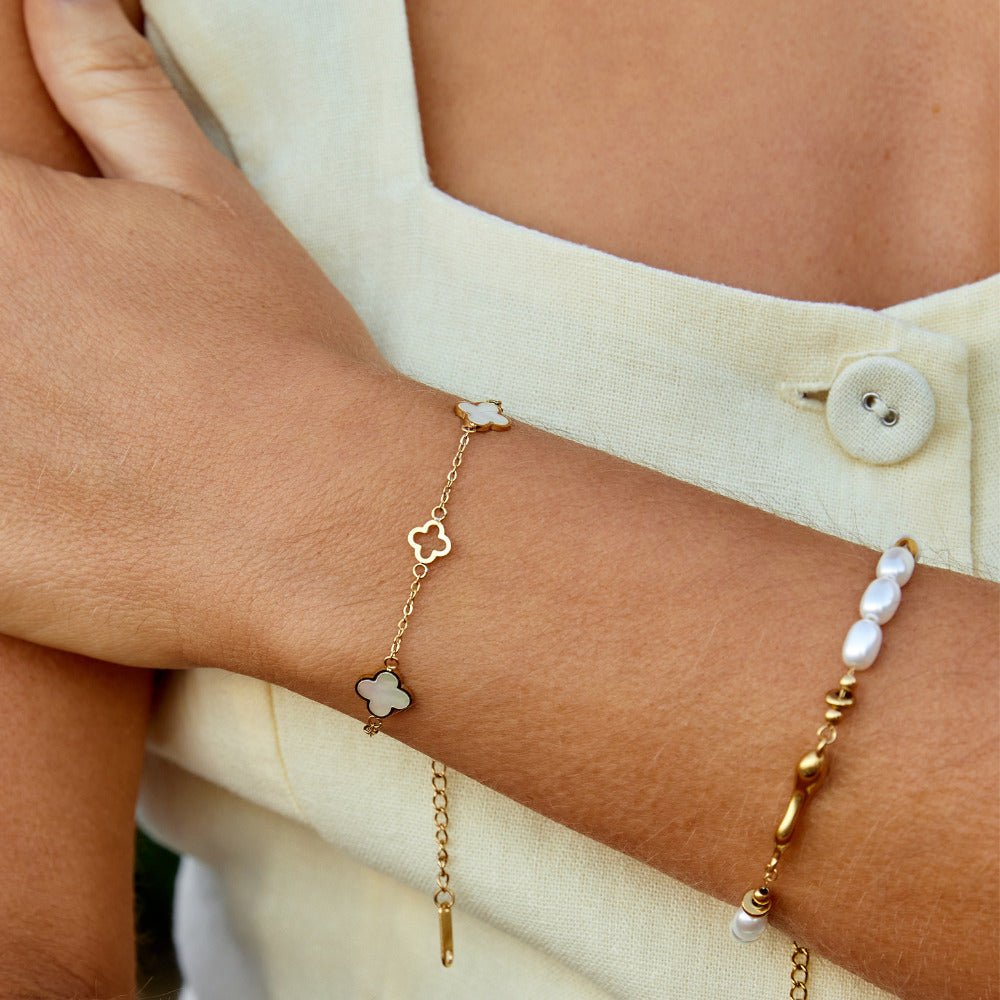 Clover Chain Link Bracelet