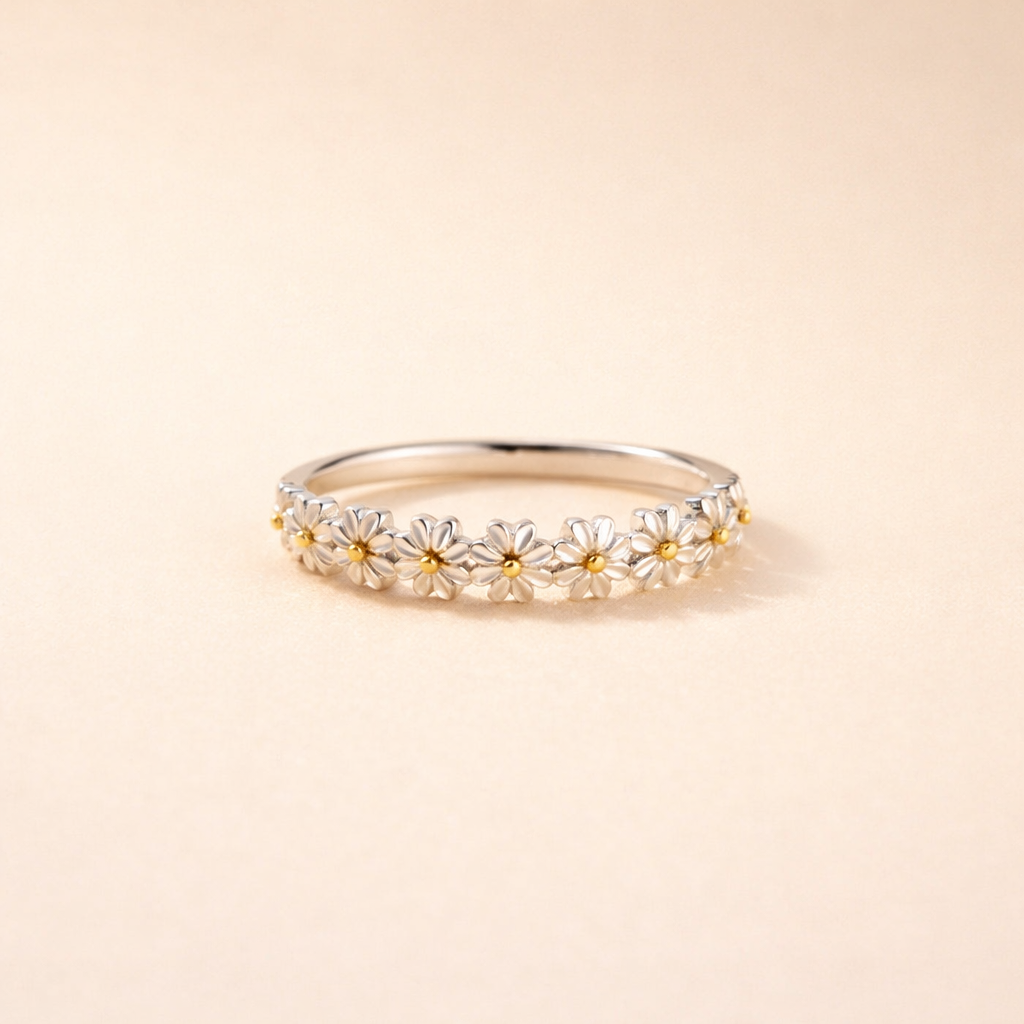 Daisy Flower Ring - Flora