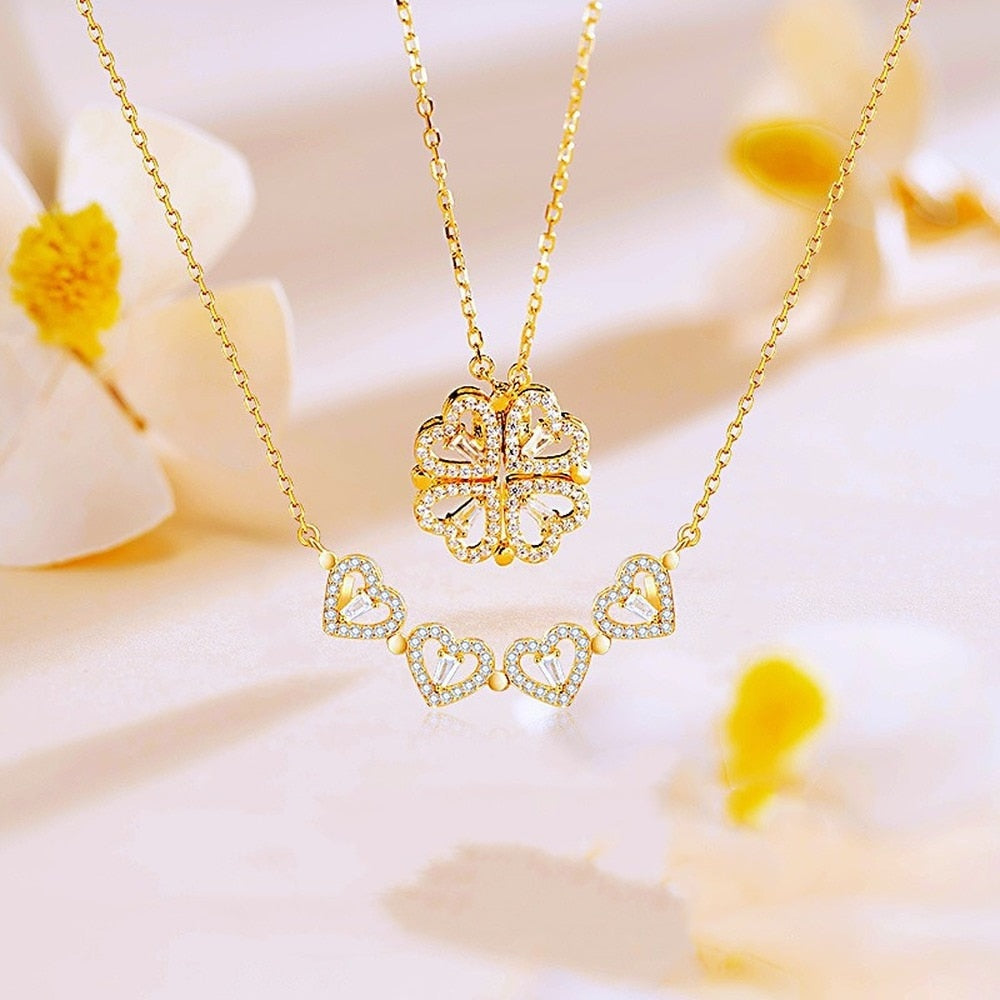 Elegant Clover Necklace - Amelie