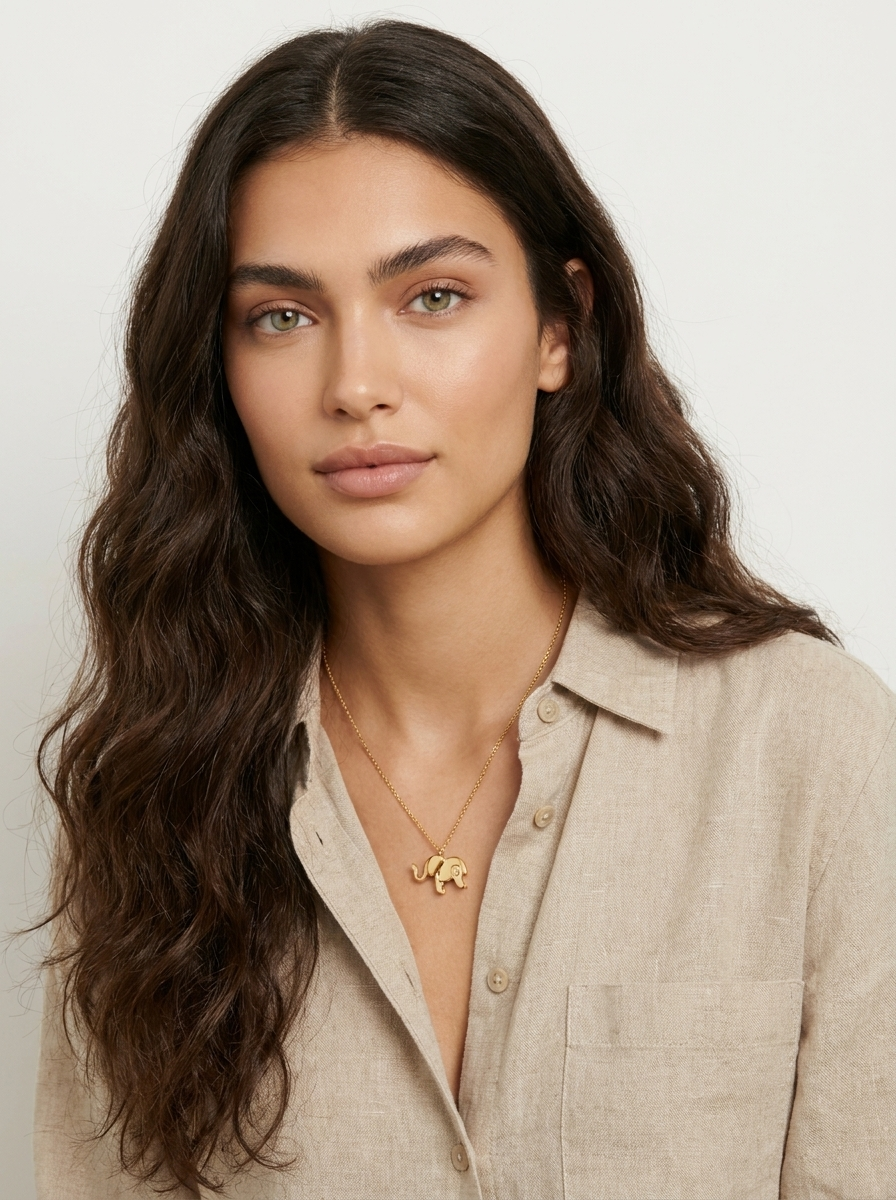 Elephant Pendant Necklace