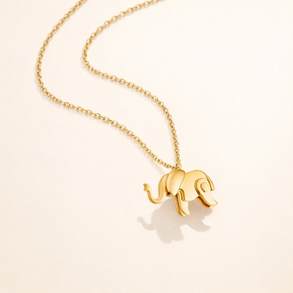 Elephant Pendant Necklace