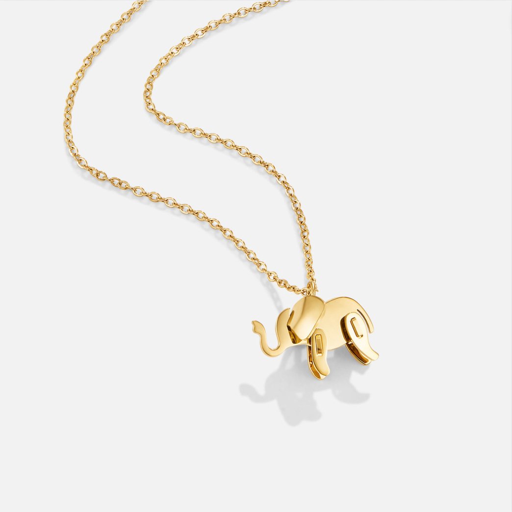 Elephant Pendant Necklace