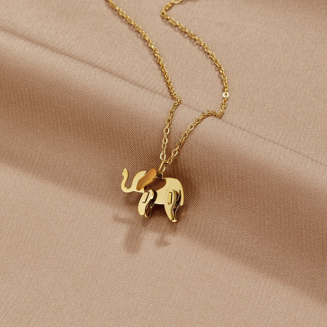 Elephant Pendant Necklace