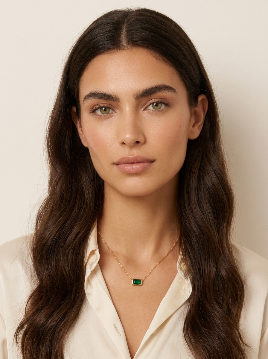 Emerald Stone Necklace
