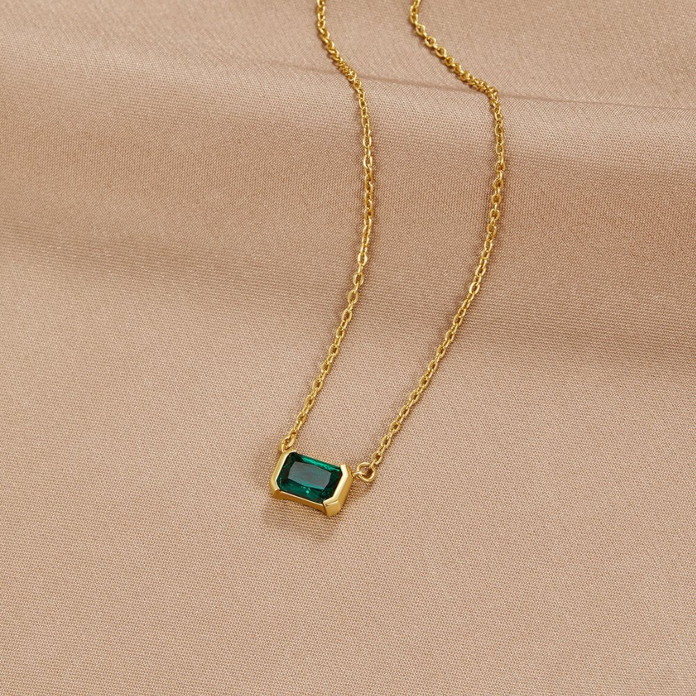 Emerald Stone Necklace