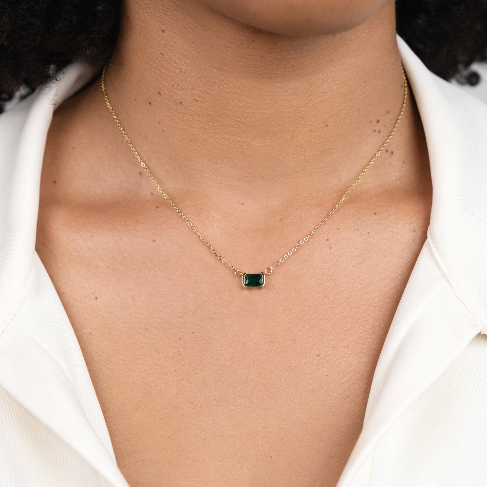 Emerald Stone Necklace