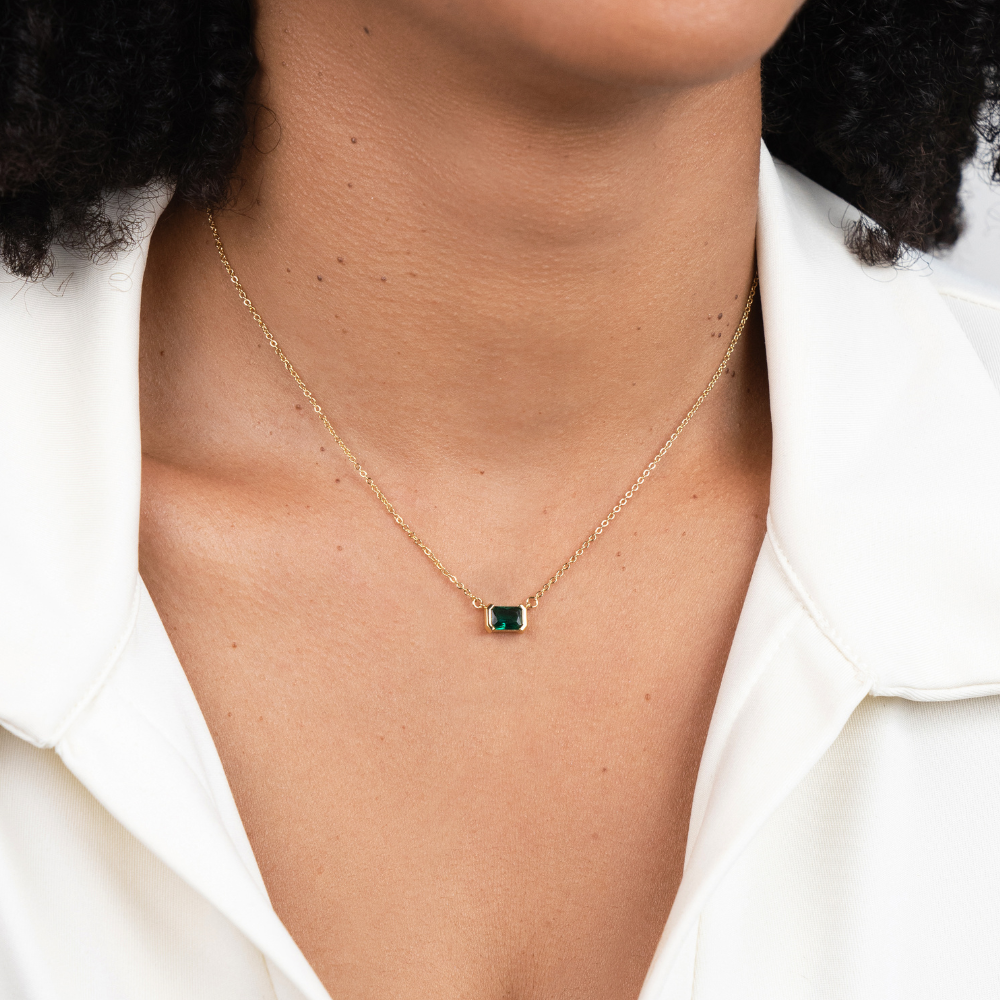 Emerald Stone Necklace