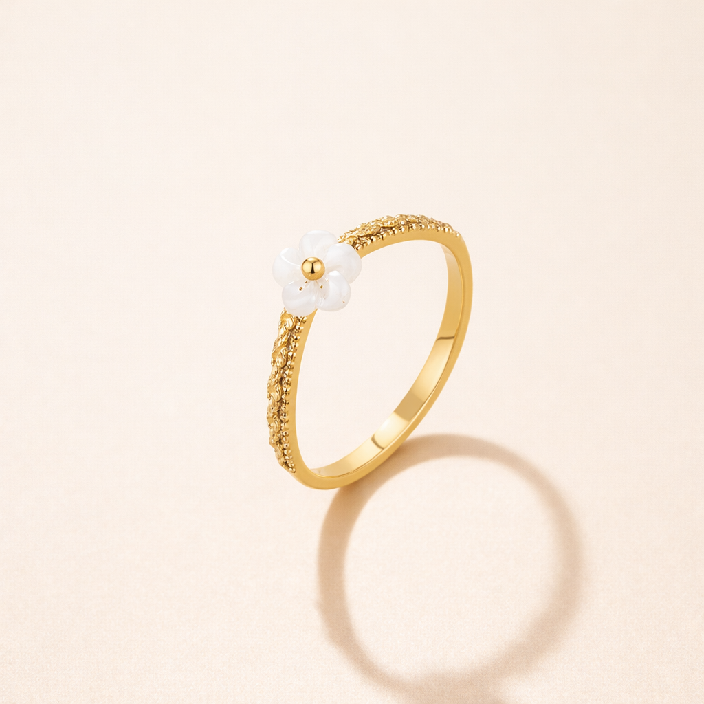 Floral Gold Ring