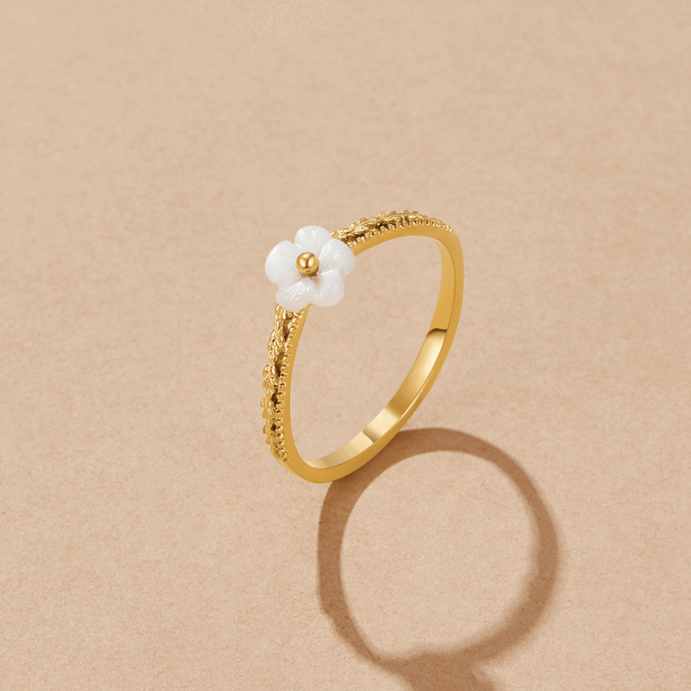 Floral Gold Ring