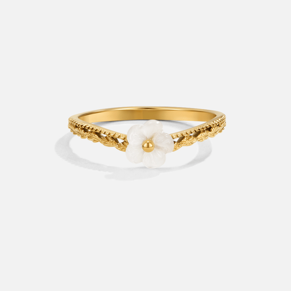 Floral Gold Ring