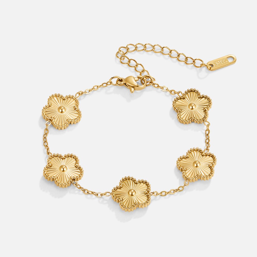 Floral Link Bracelet