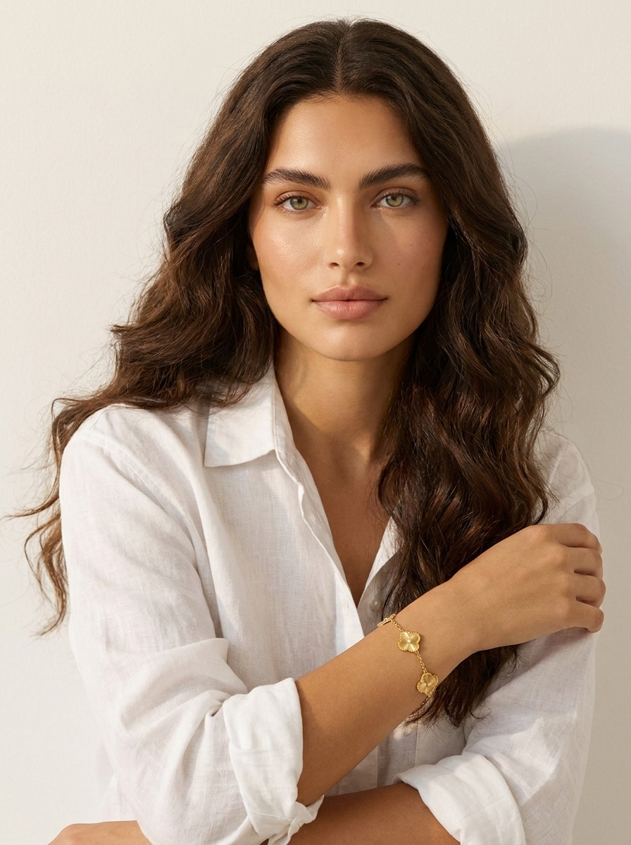 Floral Link Bracelet