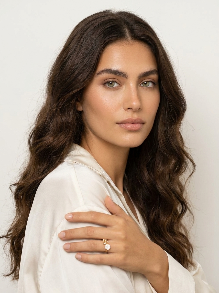 Floral Vine Gold Ring