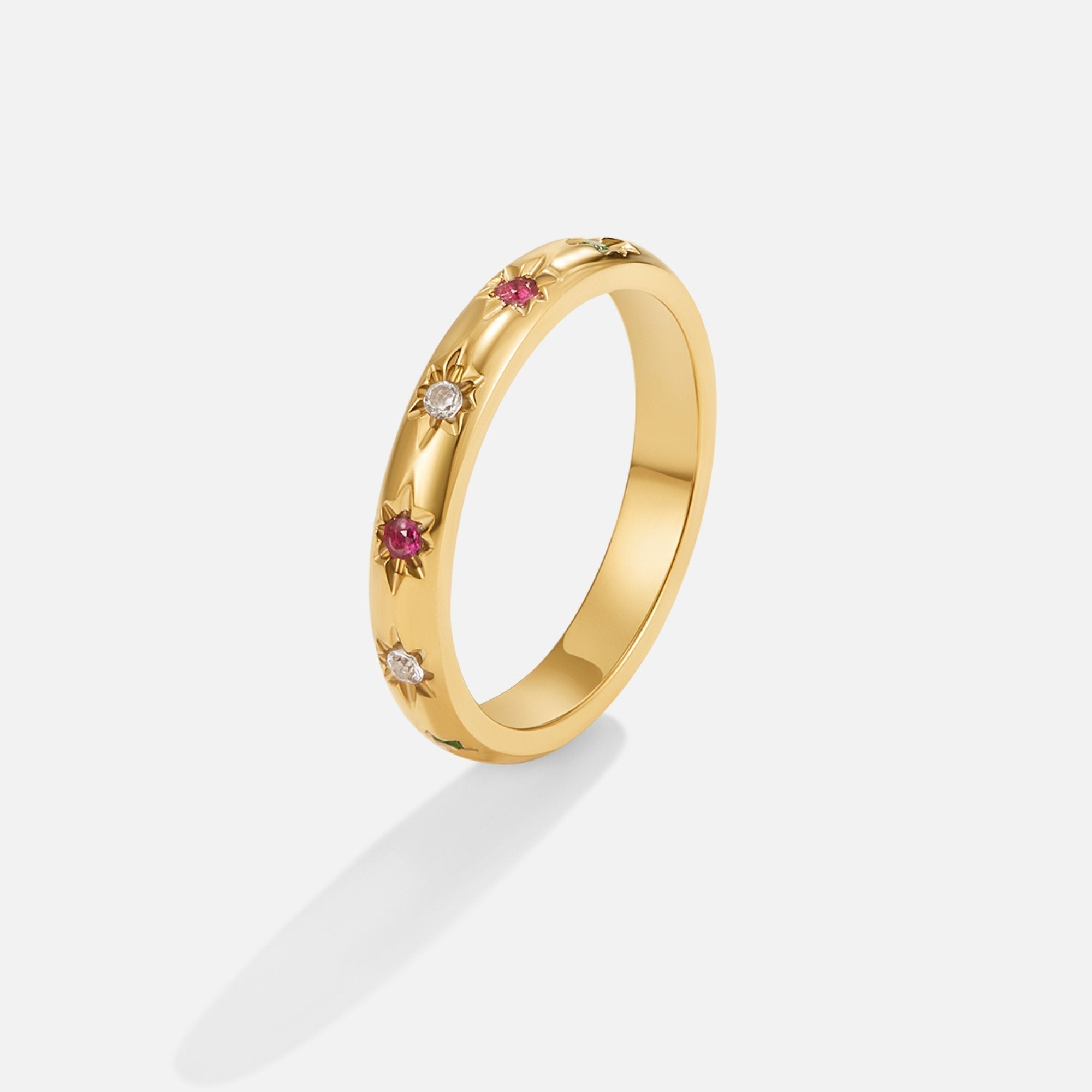 Gemstone Band Ring