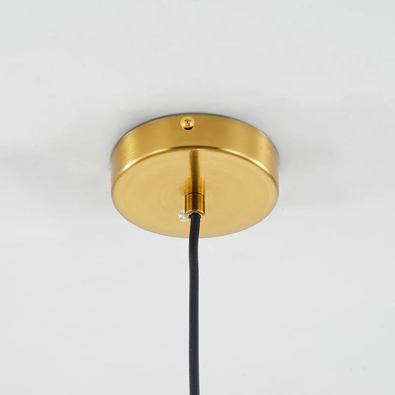 Glass Globe Pendant Light for Dining Room – Clear or Amber