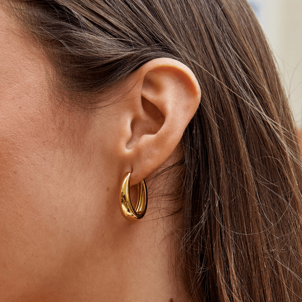 Gold Hoop Earrings