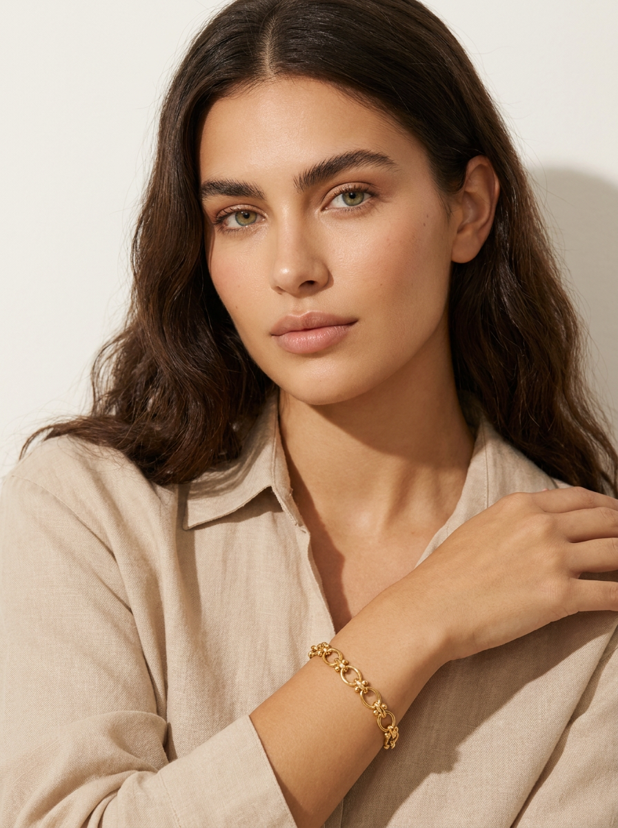 Gold Link Bracelet