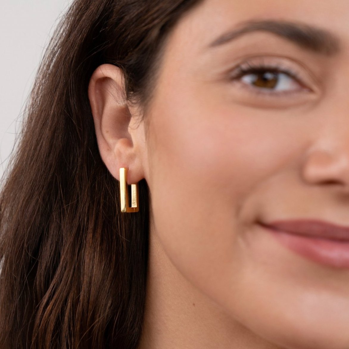 Gold Stud Earring Set