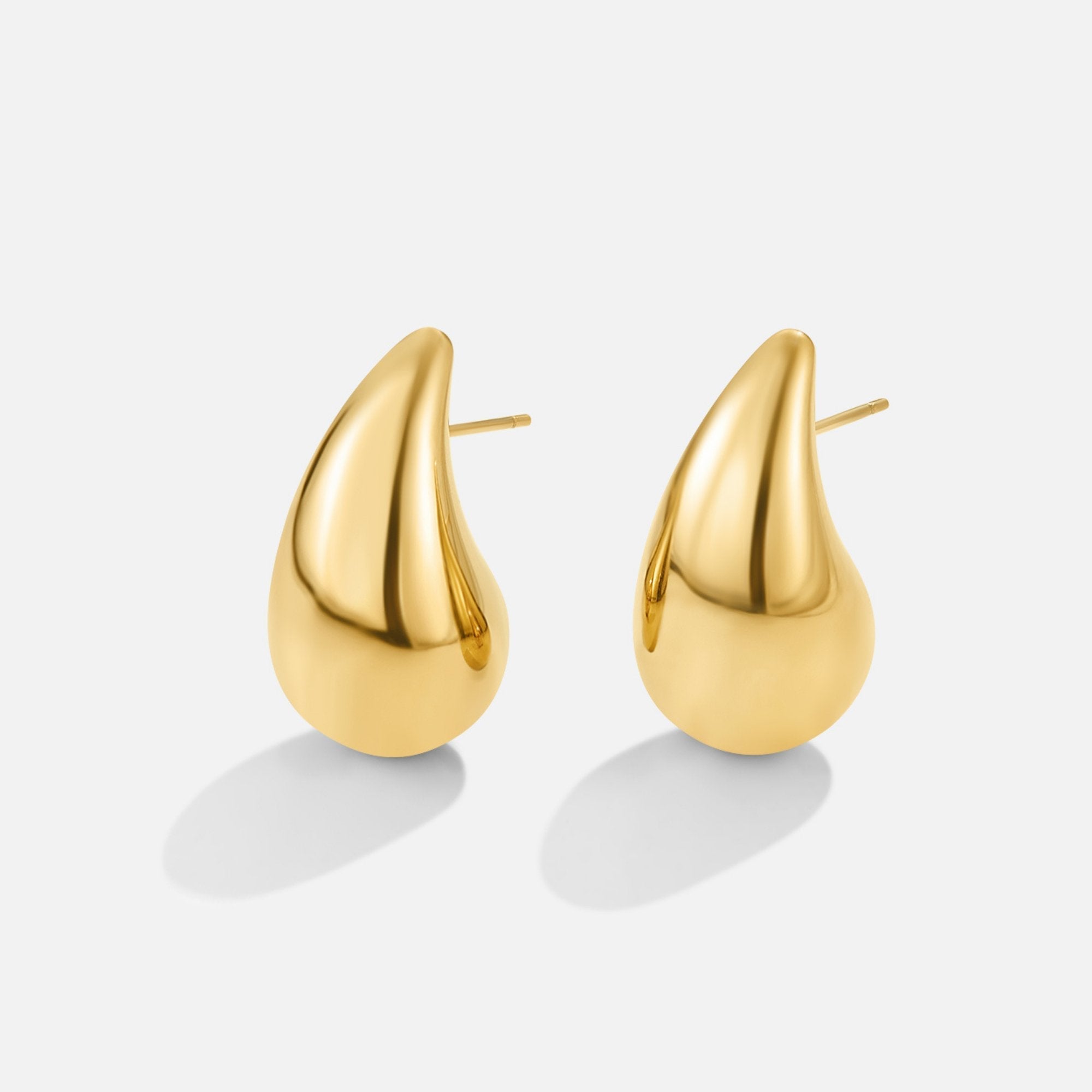 Gold Teardrop Earrings