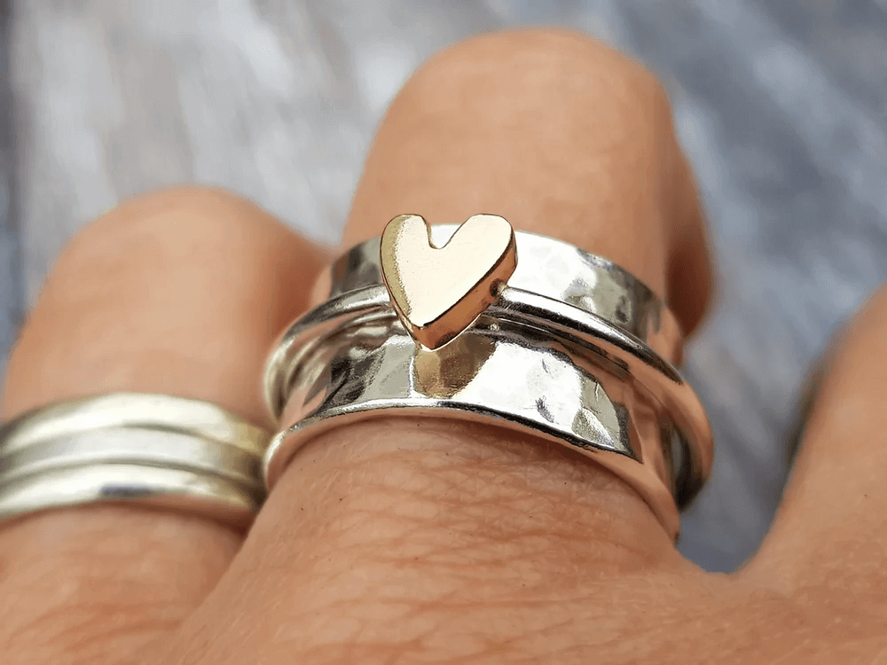 Heart Spinner Ring - Melody