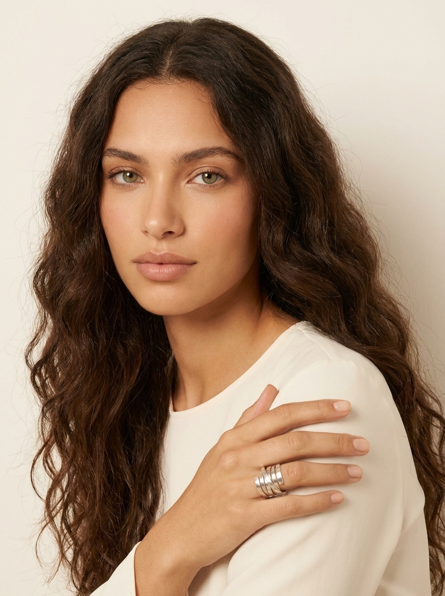 Layered Wrap Ring - Hazel