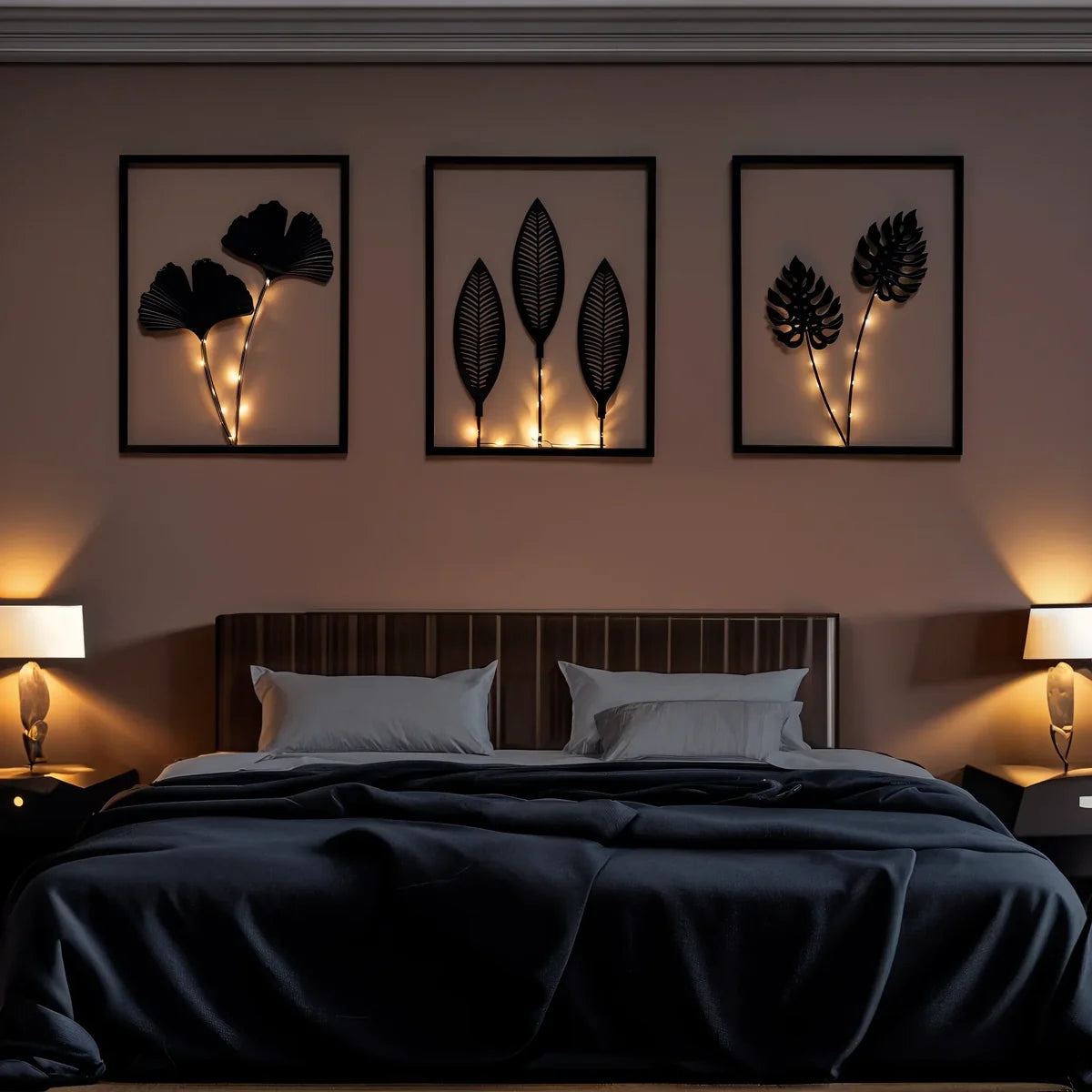 Lumen Leaf LED Frame Lamp with Color-Changing Light