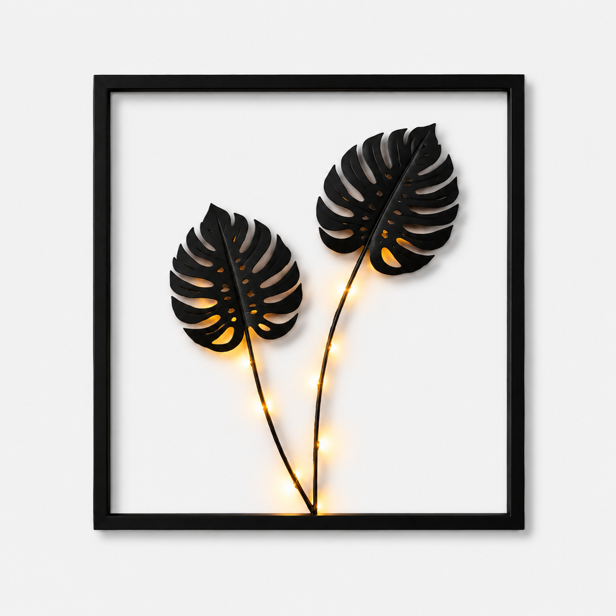 Lumen Leaf LED Frame Lamp with Color-Changing Light
