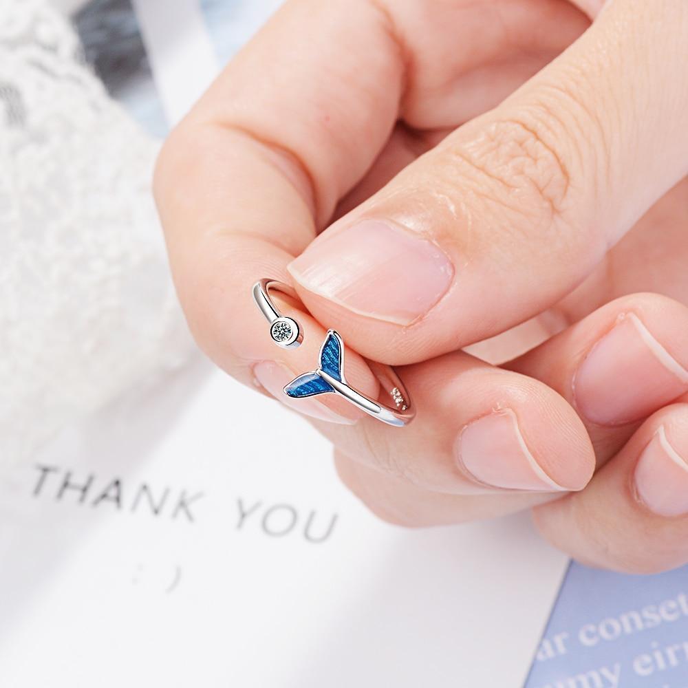 Mermaid Tail Open Ring