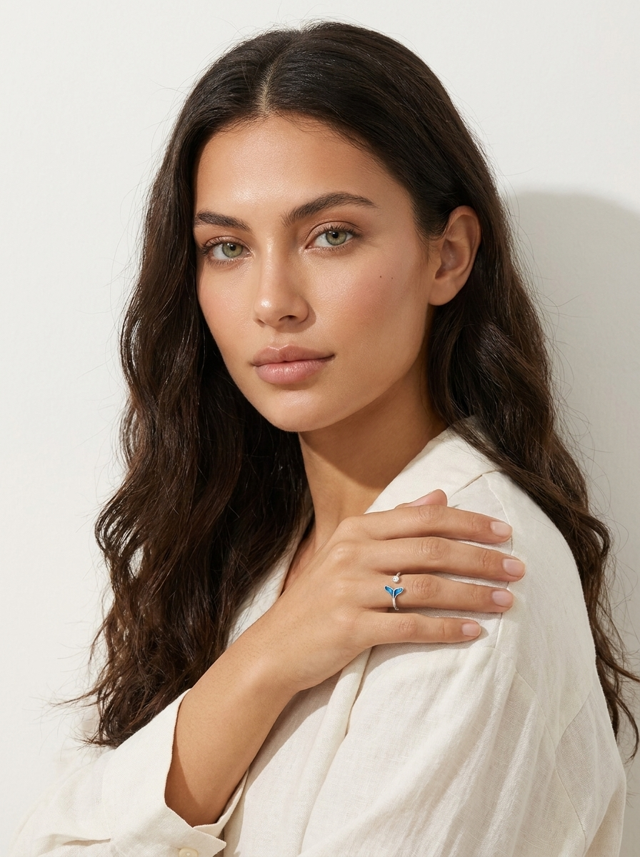 Mermaid Tail Open Ring