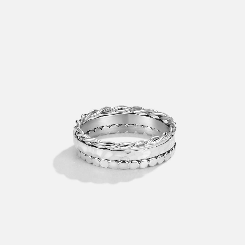 Minimalist Stacking Ring Set