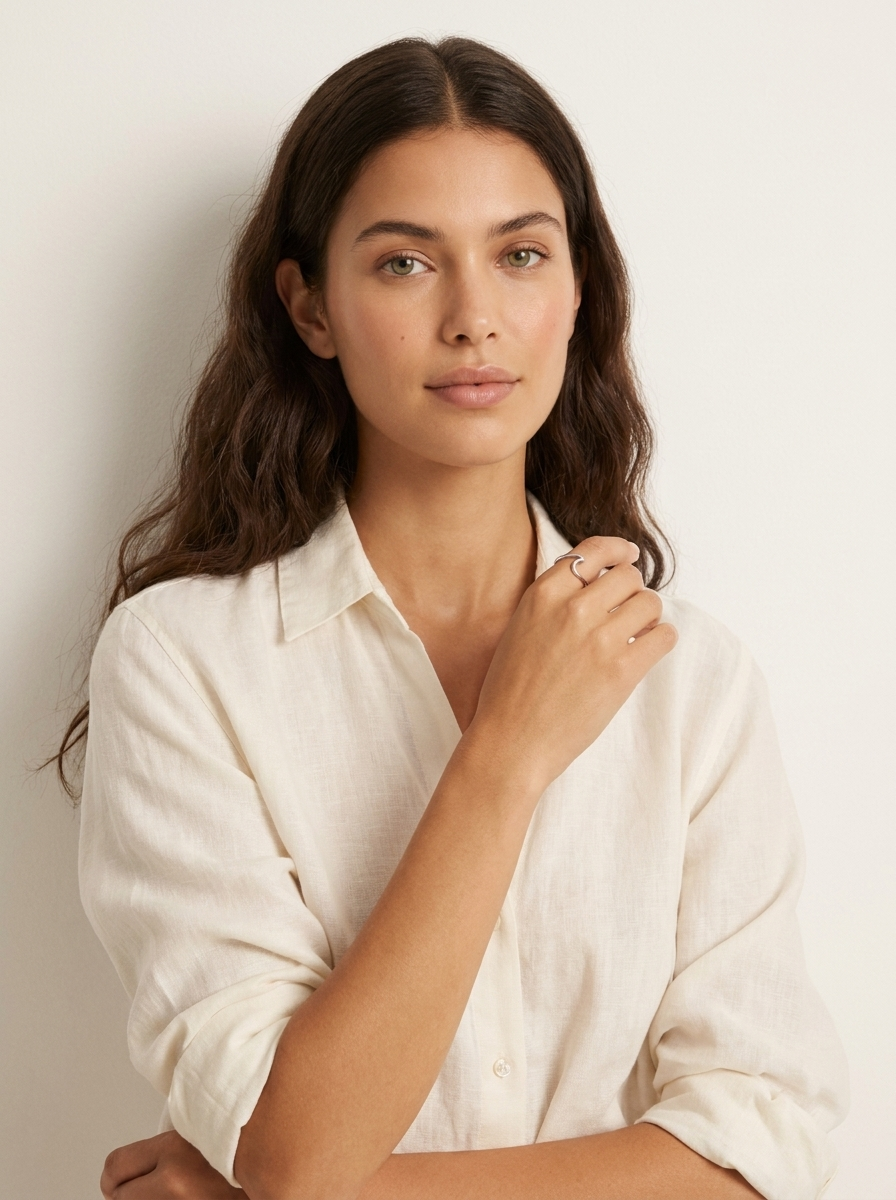 Minimalist Wave Open Ring