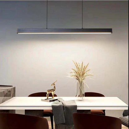Modern Linear LED Pendant Light Dimmable  –  For Dining Table