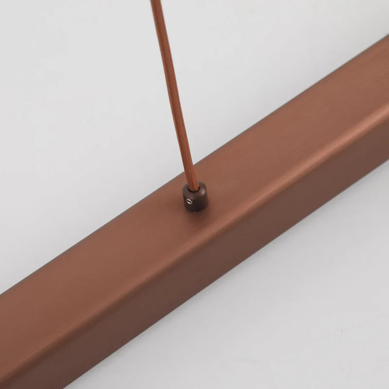 Modern Linear LED Pendant Light – Dimmable Dining Table