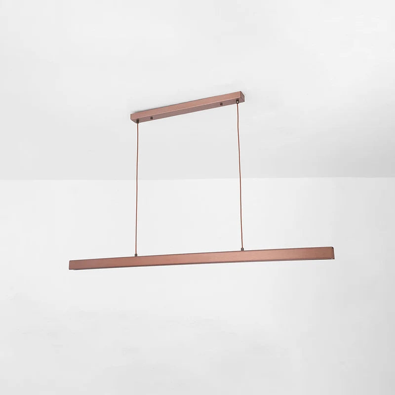 Modern Linear LED Pendant Light Dimmable  –  For Dining Table
