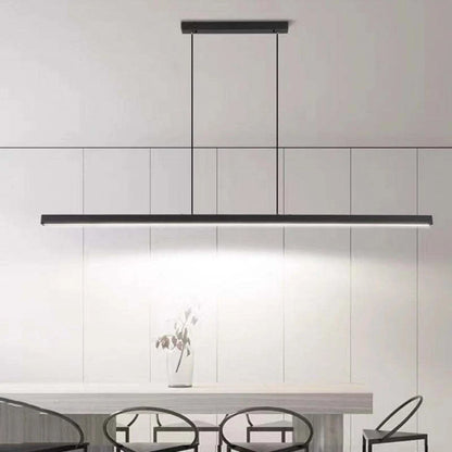 Modern Linear LED Pendant Light Dimmable  –  For Dining Table