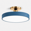 Modern Circular LED Semi Flush Ceiling Light
